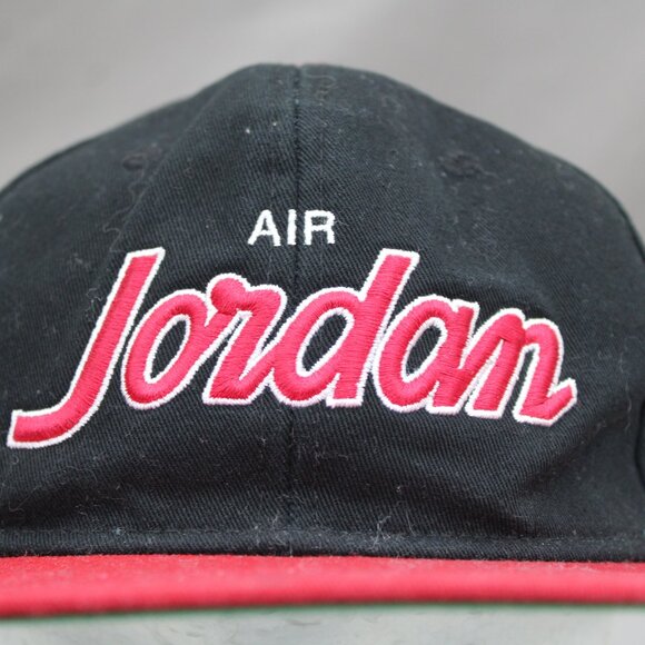 Nike Hat - Air Jordan Script Hat - Adult Snapback - Picture 2 of 9